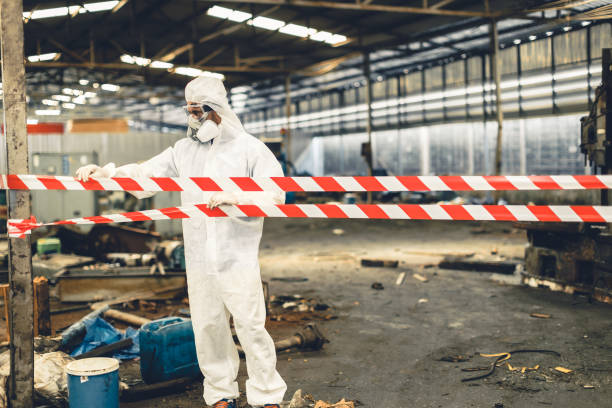 Professional Biohazard technician working in Brownsville, OH